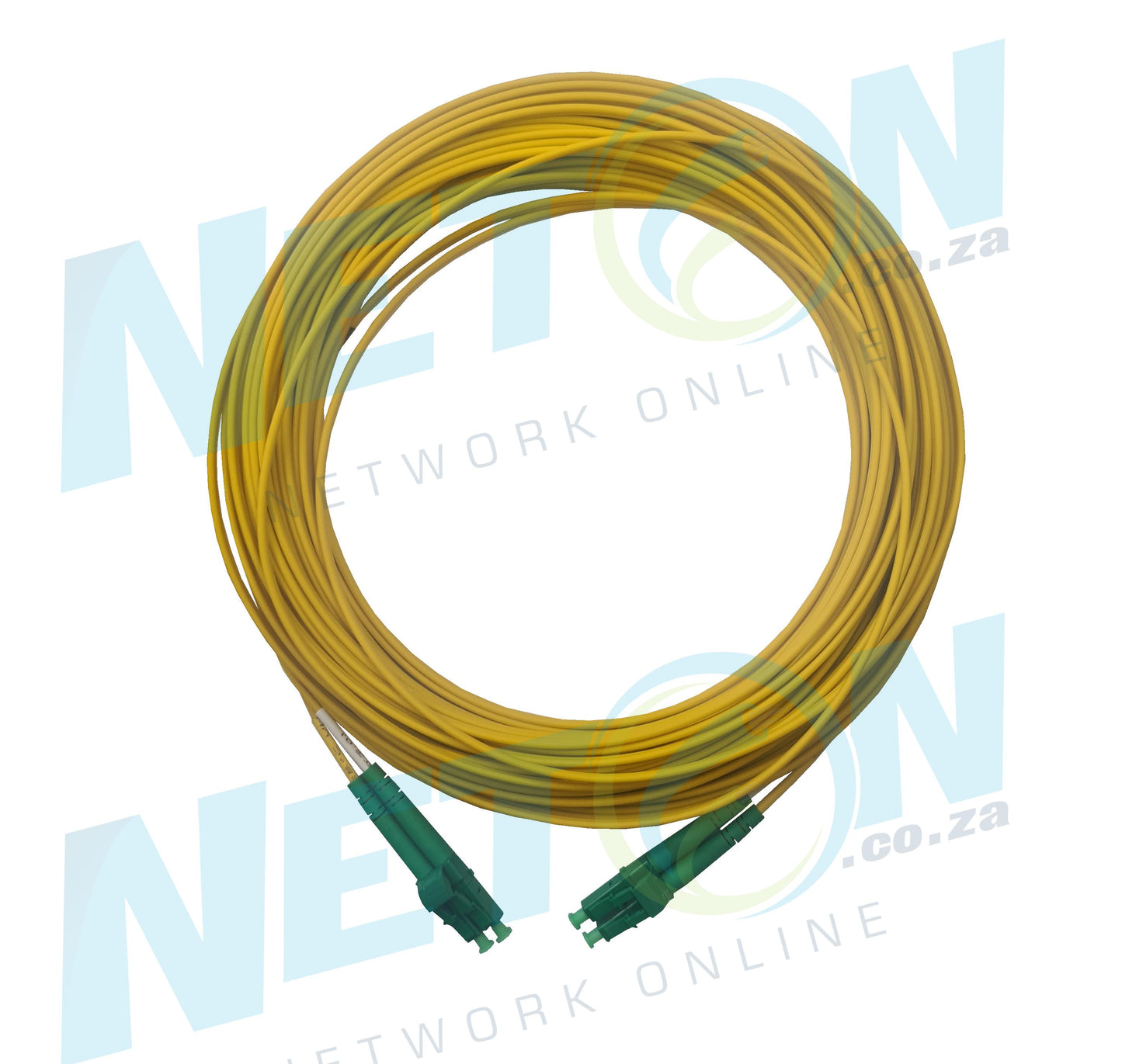 LC/APC (Green) - LC/APC (Green) Duplex SM Single Mode Fibre Patch Lead