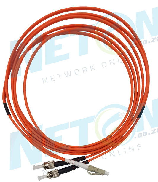 LC - ST MM Multimode Fibre Patch Lead (OM2, OM3, OM4)