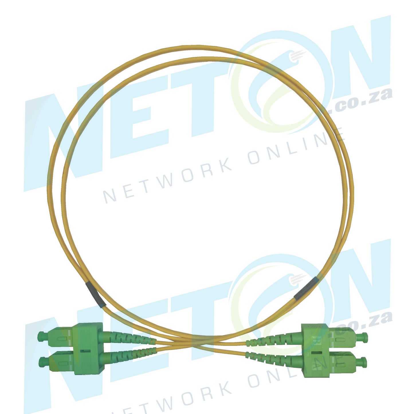 SC/APC (Green) - SC/APC (Green) Duplex SM Single Mode Fibre Patch Lead