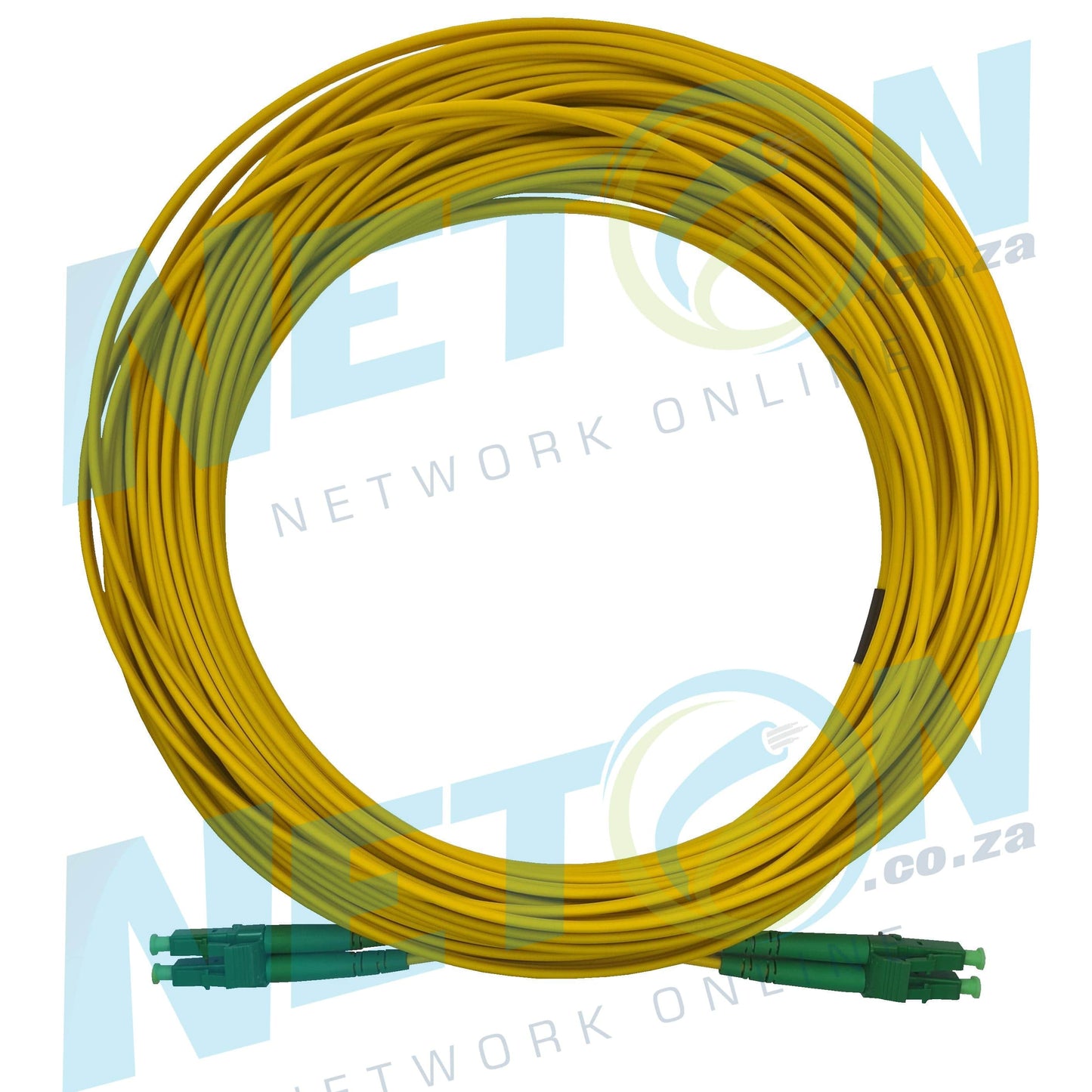 LC/APC (Green) - LC/APC (Green) Duplex SM Single Mode Fibre Patch Lead
