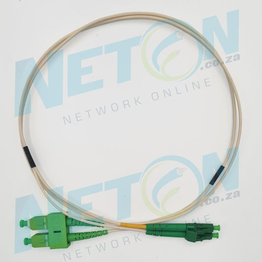 LC/APC - SC/APC Duplex Single Mode Fibre Patch Lead