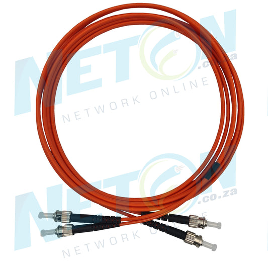 ST - ST MM Multimode Fibre Patch Lead (OM2, OM3, OM4)