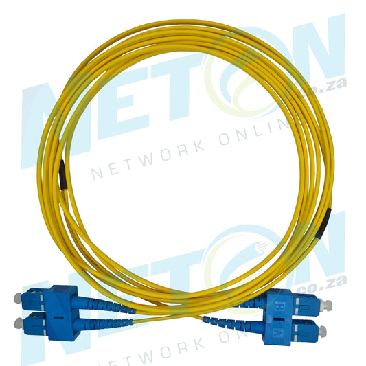 SC/UPC (Blue) - SC/UPC (Blue) Duplex SM Single Mode Fibre Patch Lead
