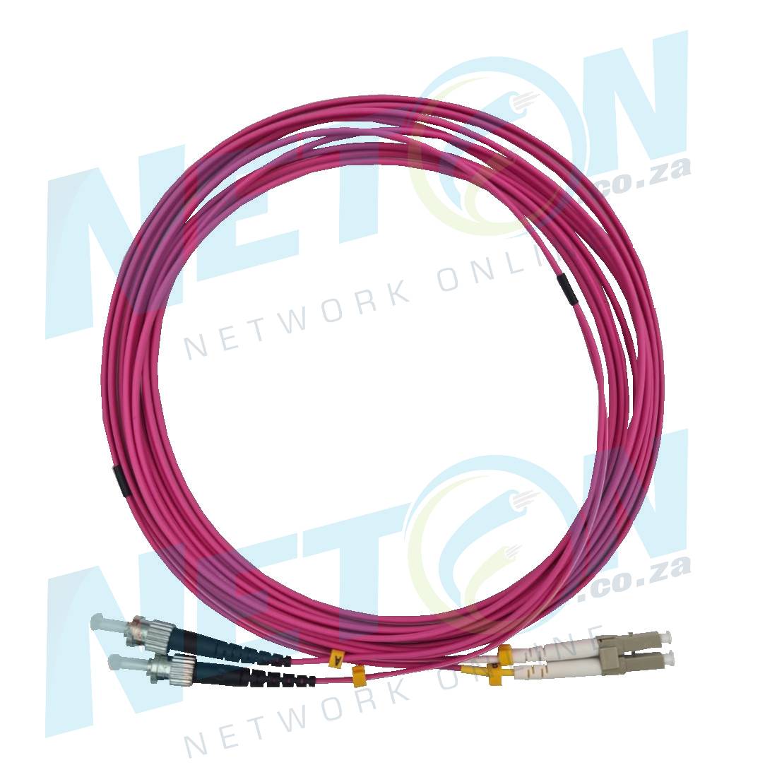 LC - ST MM Multimode Fibre Patch Lead (OM2, OM3, OM4)