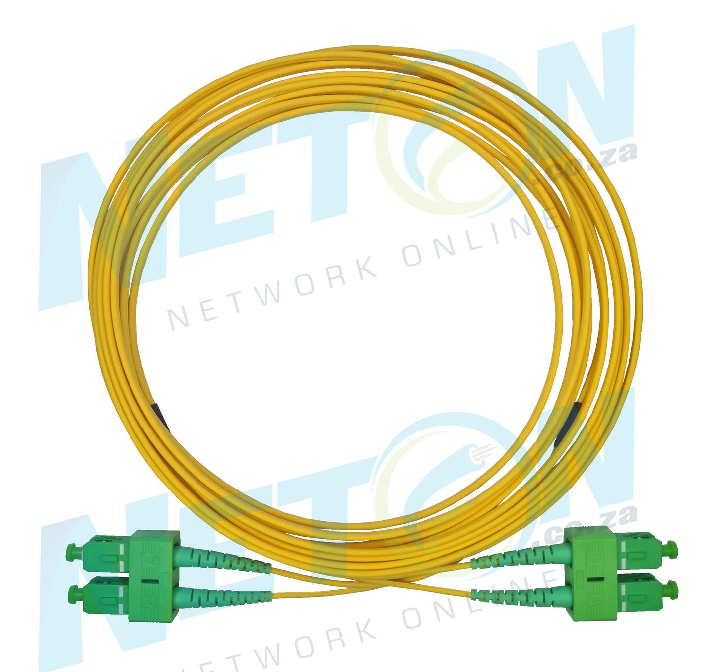 SC/APC (Green) - SC/APC (Green) Duplex SM Single Mode Fibre Patch Lead