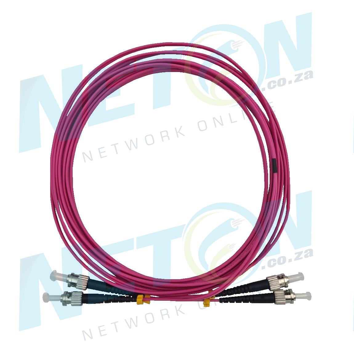 ST - ST MM Multimode Fibre Patch Lead (OM2, OM3, OM4)