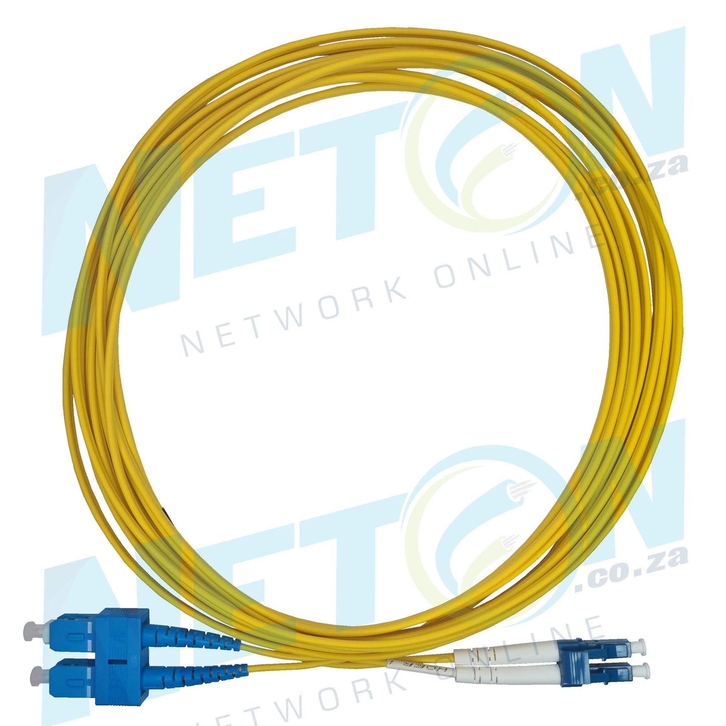 LC/UPC (Blue) - SC/UPC (Blue) Duplex SM Single Mode Fibre Patch Lead