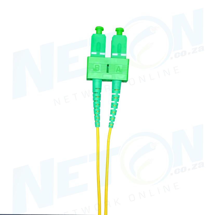 LC/APC - SC/APC Duplex Single Mode Fibre Patch Lead