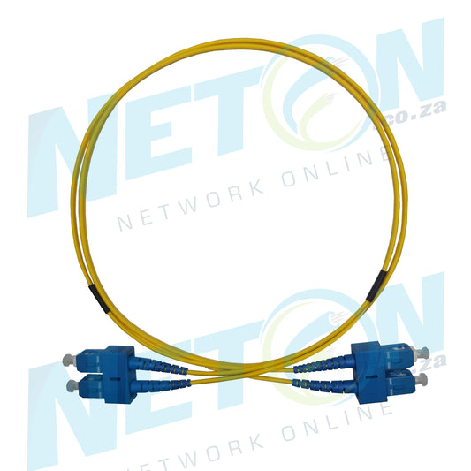 SC/UPC (Blue) - SC/UPC (Blue) Duplex SM Single Mode Fibre Patch Lead