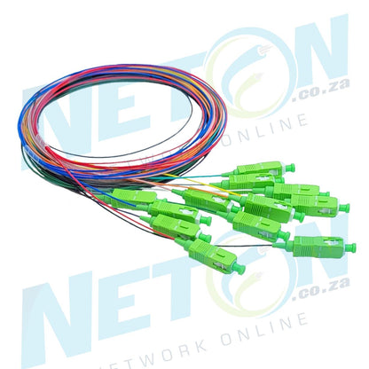 Colour Coded Set Single Mode Fibre Pigtails