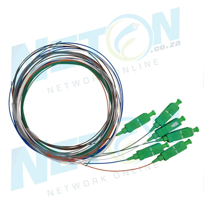 Colour Coded Set Single Mode Fibre Pigtails
